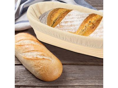 Корзины для расстойки закваски, овальная баннетон-корзина